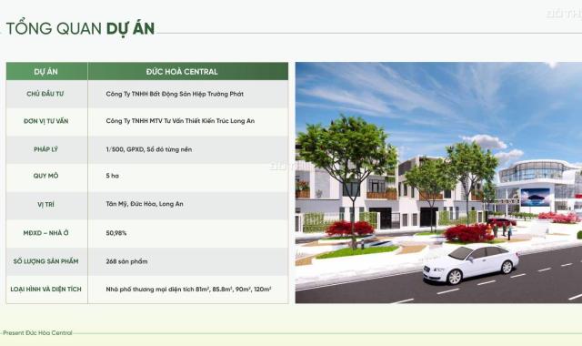 Đất nền, Sổ đỏ PTM Đức Hòa, Liền kề Vinhomes Tân Mỹ, Vin Green City, Vin Hốc Môn giá 1.562 Tỷ