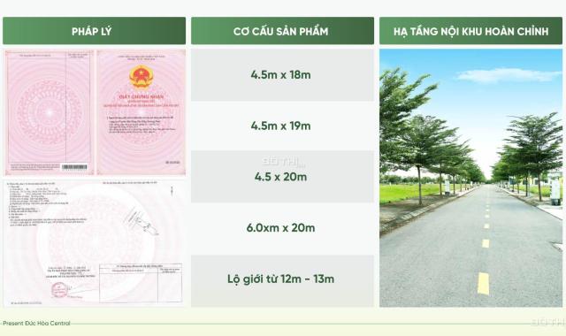 Đất nền, Sổ đỏ PTM Đức Hòa, Liền kề Vinhomes Tân Mỹ, Vin Green City, Vin Hốc Môn giá 1.562 Tỷ