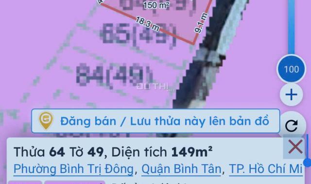 Bán nhà riêng tại Đường Liên khu 10-11, Phường Bình Trị Đông, Bình Tân, Hồ Chí Minh diện tích 149m2