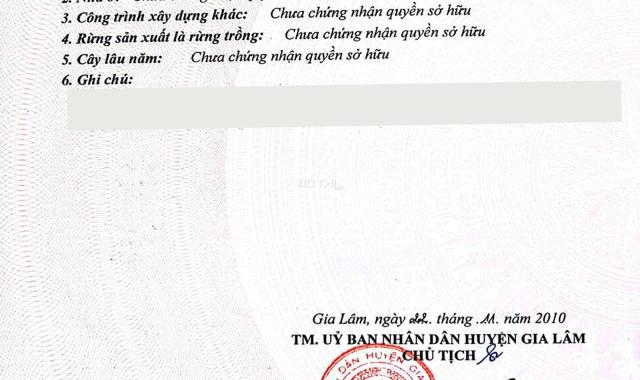 Bán đất tại Đường Bình Minh, Xã Trâu Quỳ, Gia Lâm, Hà Nội diện tích 76m2 giá 7.6 Tỷ