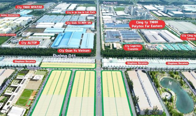 Cần bán nhà phố thương mại nằm cạnh khu công nghiệp Bàu Bàng diện tích 150m2