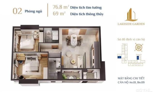 Quỹ căn độc quyền Chung Cư Cao Cấp LAKESIDE GARDEN gần hồ Phương Lưu