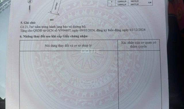BÁN ĐẤT PHƯỜNG THÀNH TÂM GIÁ 400 TRIỆU