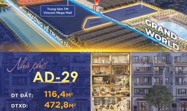 Shophouse Đông Nam diện tích lớn, gần TTTM Vincom siêu hot tại Vinhomes Cổ Loa