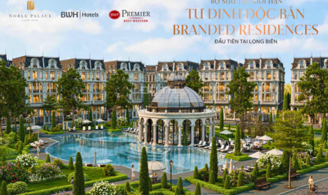 Bán BT Noble Palace Long Biên: PKD Chủ Đầu Tư, Ưu Đãi Tốt Nhất - Có Hầm & Bể Bơi riêng