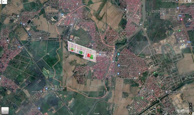 Đất mặt đường đôi 40m, mặt tiền 5m, Sát dự án Vinhome Liên Hà.