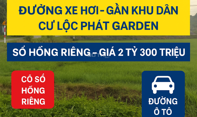 🌿 CHÍNH CHỦ BÁN ĐẤT NÔNG NGHIỆP (BHK) – GẦN KHU DÂN CƯ – PHƯỚC HIỆP, CỦ CHI