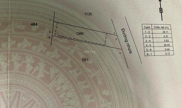 Bán đất tại Đường 765, Xã Bình Trung, Châu Đức, Bà Rịa Vũng Tàu diện tích 147m2 giá 1.55 Tỷ