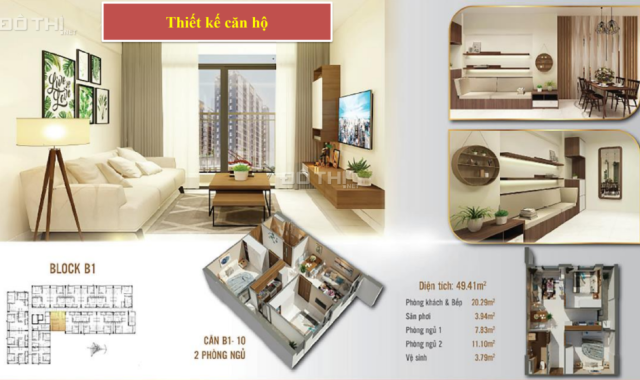 Bán căn hộ nhà ở xã hội Golden City Tây Ninh view núi Bà Đen, ngay trung tâm TP