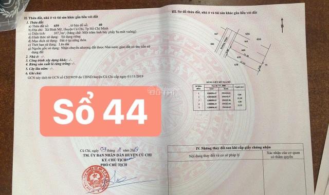 Chính chủ bán đất nền có sổ hồng 2.1 tỷ tại Xã Bình Mỹ, Củ Chi, HCM