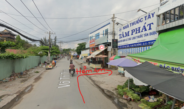 Chính chủ cần bán! Nhà hẻm 4m đường Võ Thị Thừa, An Phú Đông, Quận 12, Kế bên chợ