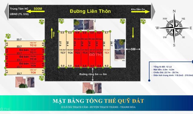 Đất nền thổ cư Thạch Cẩm, Thạch Thành, Thanh Hoá