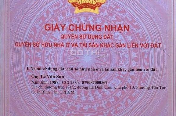 Cần Bán Lô Đất Vườn 552m2 tại Xã Nhuận Đức, Huyện Củ Chi, TP.HCM. Giá TL