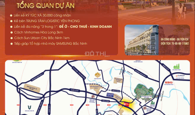 Bán đất nền dự án tại Đường Tỉnh lộ 286, Xã Đông Phong, Yên Phong, Bắc Ninh