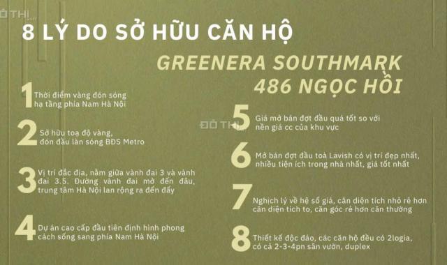 Căn Hộ 3 Phòng Ngủ Dual - Key Tại Greenera SouthMark 486 Ngọc Hồi