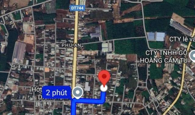 Cần bán gấp đất Phú An, Bến Cát, Bình Dương DT 200m2, có 100m2 thổ cư.