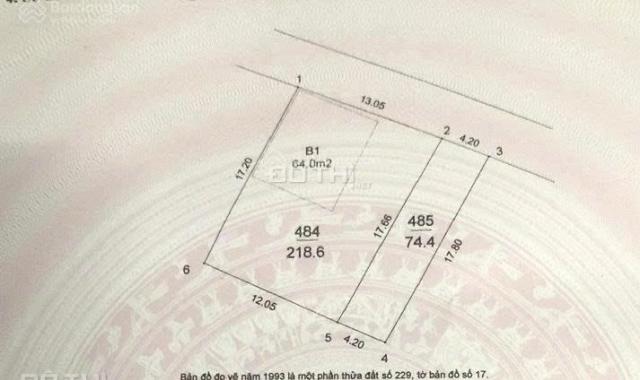 Bán đất tại Phố Hồng Tiến, Phường Bồ Đề, Long Biên, Hà Nội diện tích 75m2 giá 18.1 Tỷ