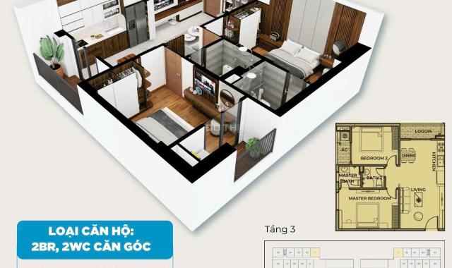CĂN GÓC 2PN TẦNG TRUNG SỐ ĐẸP TẠI CHUNG CƯ BÌNH AN PLAZA THANH HÓA