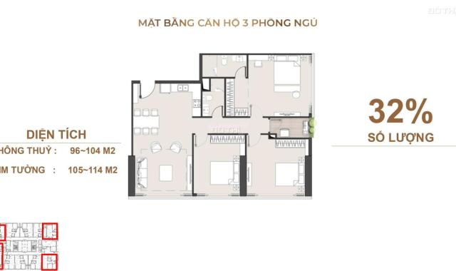 Bán căn hộ 3PN, 102m2, 7,5 tỷ tại Sunshine Sky City, Tân Phú, Q7, TP. HCM
