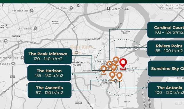 Bán căn hộ 3PN, 102m2, 7,5 tỷ tại Sunshine Sky City, Tân Phú, Q7, TP. HCM