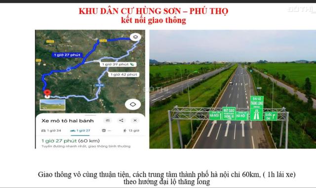Lô đất nền 78,7 m2 tại Hùng Sơn, Kim Bôi, Hòa Bình sát vách các khu nghỉ dưỡng khoáng nóng