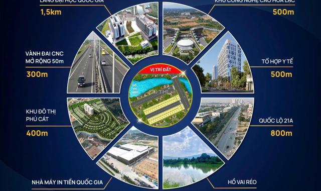 Bán đất tại Đường 21, Xã Phú Cát, Quốc Oai, Hà Nội diện tích 100m2 giá 4 Tỷ