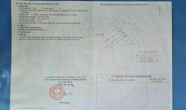 CC  Bán nhà Nguyễn Hữu Cảnh gần ga Metro Văn Thánh và Tân Cảng