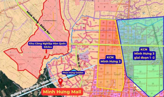 Cần Bán Nhanh Lô Đất Đô Thị Minh Hưng 3, 215m2 chỉ 150tr là sở hữu