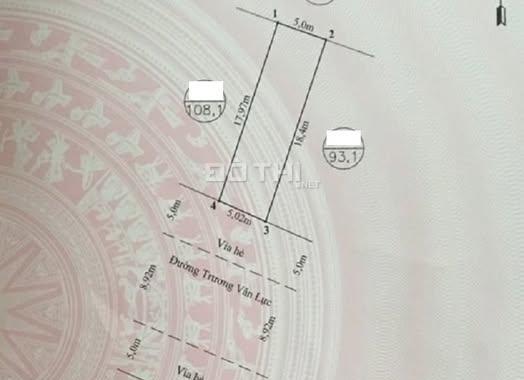 Bán đất tại Đường Trương Văn Lực, Phường Hùng Vương, Hồng Bàng, Hải Phòng diện tích 91m2 giá 5.05 