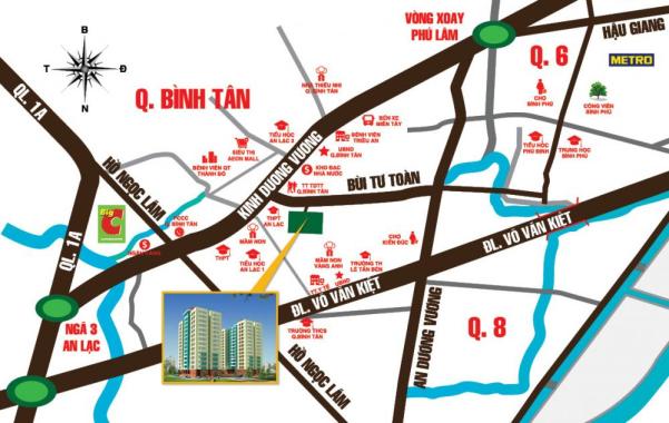 Nhanh tay sở hữu căn hộ giá rẻ, đầy đủ tiện nghi tại Bình Tân
