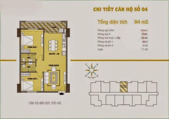 Chung cư C37 Bắc Hà Lê Văn Lương 84m2, giá 26tr/m2, sắp nhận nhà
