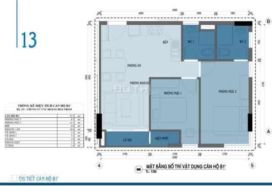 Bán căn hộ chung cư tại dự án Carillon 3, Tân Bình, diện tích 56m2 giá 2.2 tỷ/2PN. LH: 0932.632.823