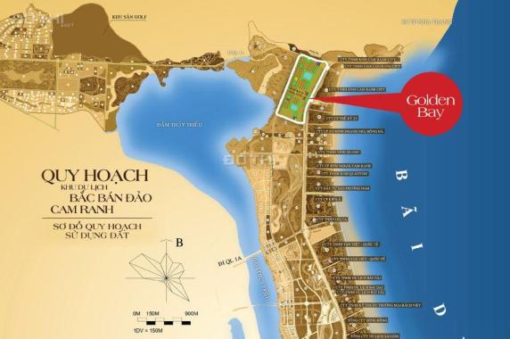 Sở hữu ngay BĐS nghỉ dưỡng biển khi còn rất rẻ, Golden Bay, đất nền biệt Cam Ranh chỉ 600 tr/nền