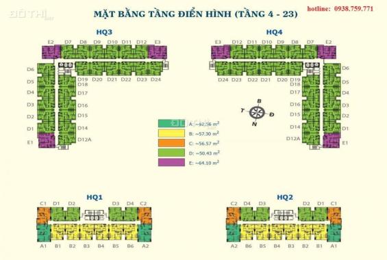 Nhận nhà ở ngay Căn hộ MT Nguyễn Văn Linh,730 triệu căn 2PN, LH: 0938.759.771