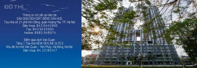 Sàn HUD mở bán căn hộ chung cư New Skyline - Văn Quán, Hà Đông, LH 0983 948 974