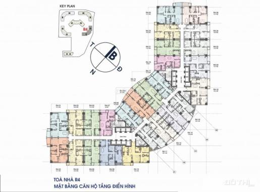 Cần bán gấp chung cư Royal City, R4, DT = 102m2, 2PN, 2 ban công 4.4 tỷ