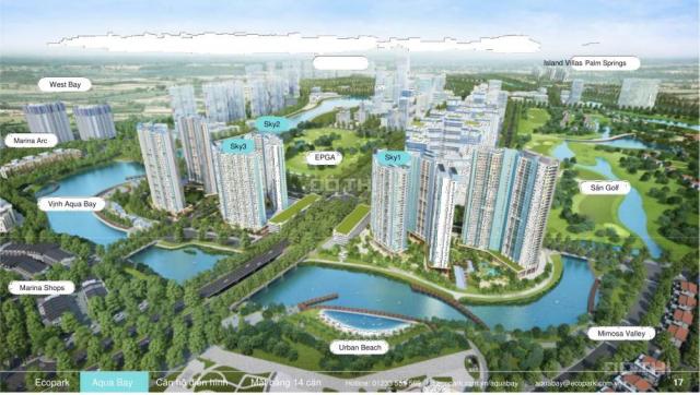 Chủ đầu tư Ecopark mở bán căn hộ cc Aquabay Sky Residences view sân golf & mặt hồ. LH: 0942071988