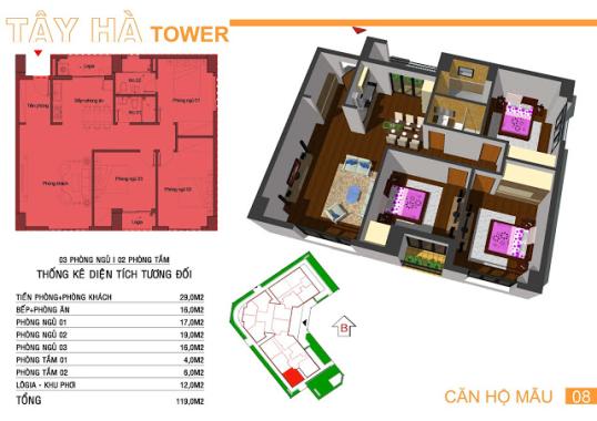 CC Tây Hà Tower mở bán những căn suất ngoại giao giá rẻ vị trí đẹp 24tr/m2. 0986344262