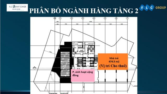 Chủ đầu tư FLC bán/ cho thuê mặt sàn làm nhà trẻ ở FLC Star Tower 418 Quang Trung, Hà Đông