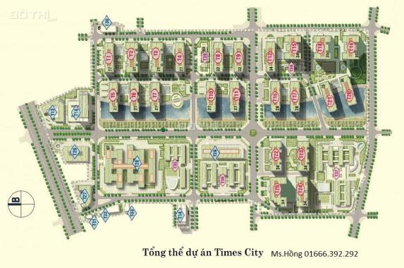 Thời điểm vàng đầu tư căn hộ chung cư cao cấp Times City Park 12; 1,5 tỷ; LN 8%. LH: 01666393292