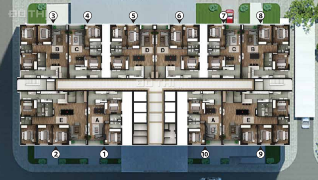 Bán căn góc 171m2 Taseco Complex Ngoại Giao Đoàn, Bắc Từ Liêm, Hà Nội