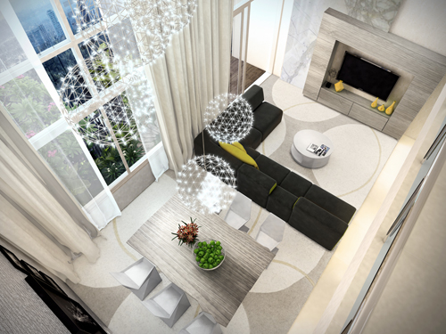 Feliz En Vista mở bán căn hộ 3PN thông tầng với chiều cao sàn 6m và 4PN, NT đầy đủ LH 0906889951