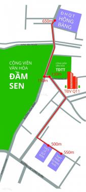 Mở bán căn hộ TPHCM chỉ 1 tỷ, Quận 11 - Khuông Việt, Tân Phú cạnh Đầm Sen, sắp cất nóc! 0903159138