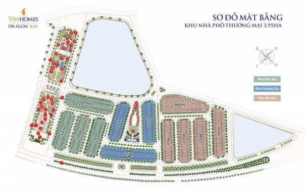 Cho thuê nhà phố TM tại dự án Vinhomes Dragon Bay, Quảng Ninh. LH 0888.968.977