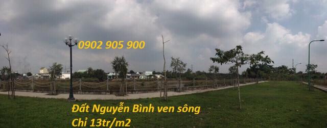 Đất nền Nguyễn Bình sổ đỏ ven sông, xây dựng tự do, siêu rẻ 13tr/m2. 0902905900
