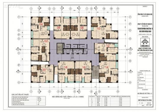 Bán căn hộ chung cư tại dự án khu Ngoại Giao Đoàn, Bắc Từ Liêm, Hà Nội diện tích 88m2 giá 2.4 tỷ