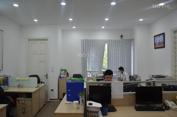 Cho thuê văn phòng 75m2, đầy đủ điều hòa, bàn ghế, rèm, điều hòa, ô tô đỗ cửa, ở gần Trần Duy Hưng