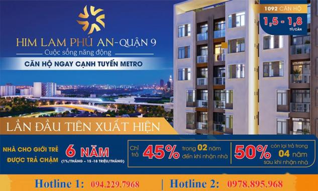 Bán căn hộ Him Lam Phú An, Quận 9, 69m2, 2PN, 2WC, LH 0915.04.9925
