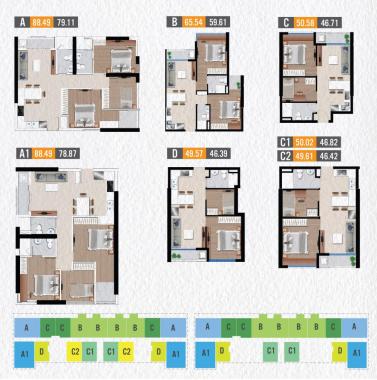 Bán căn hộ 4 MT Lý chiêu Hoàng, Quận 6, giao hoàn thiện, CK 17%, giá 980 triệu, 2PN