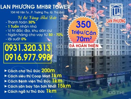 Dự án Lan Phương MHBR Tower - Thủ Đức với 350 triệu nhận nhà ngay, ck 9%